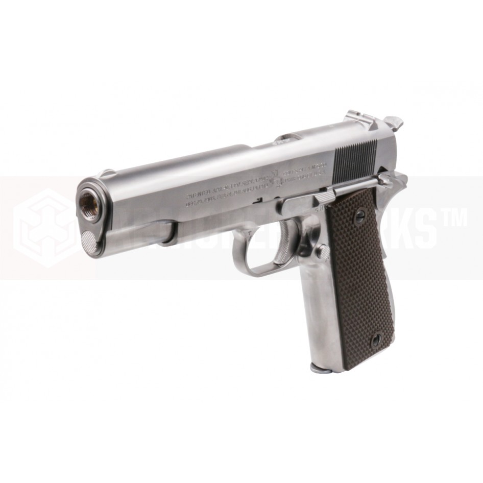 Cybergun Colt Licensed 1911 Airsoft Gas Blowback Pistol (Color: Two-Tone  Silver - Black / MEU / Gas), Airsoft Guns, Gas Airsoft Pistols -   Airsoft Superstore